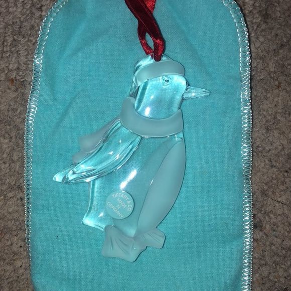 Vintage Tiffany & Co Crystal Penguin Ornament | 2002 - Picture 4 of 14